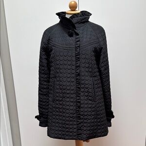 Betsy Johnson Elegant Black Quilted Women's Coat